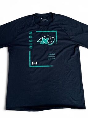 Under Armour Nichols College Bison Black Performance T-Shirt